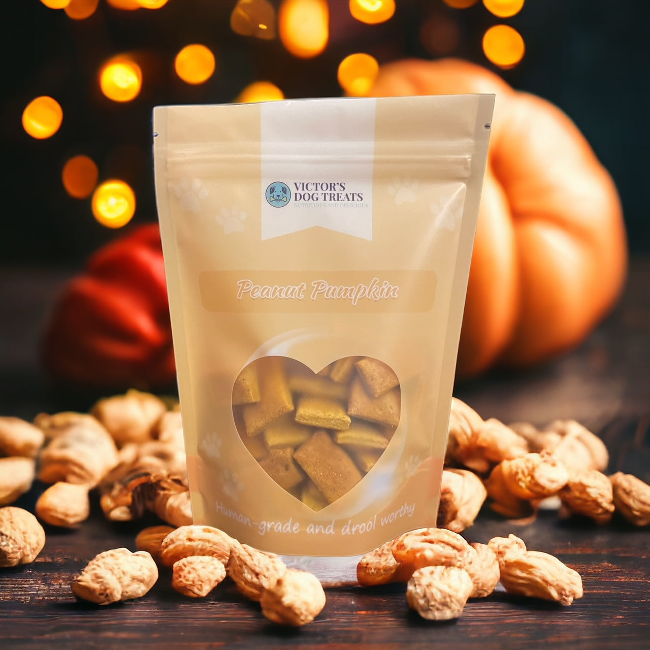 image of peanut pumpkin treats in package